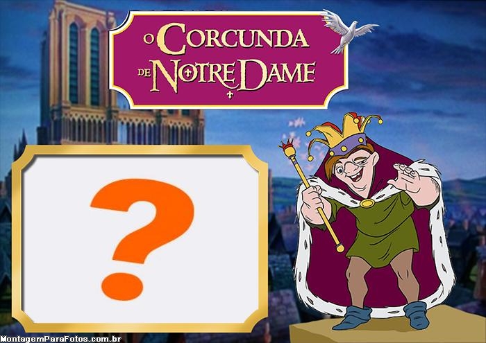 Moldura O Corcunda de Notre Dame Editar Online Grátis