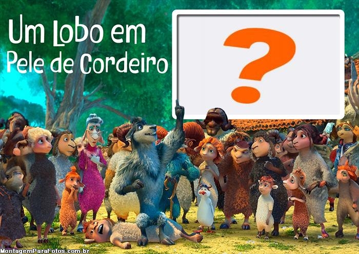 Um Lobo em Pele de Cordeiro Moldura