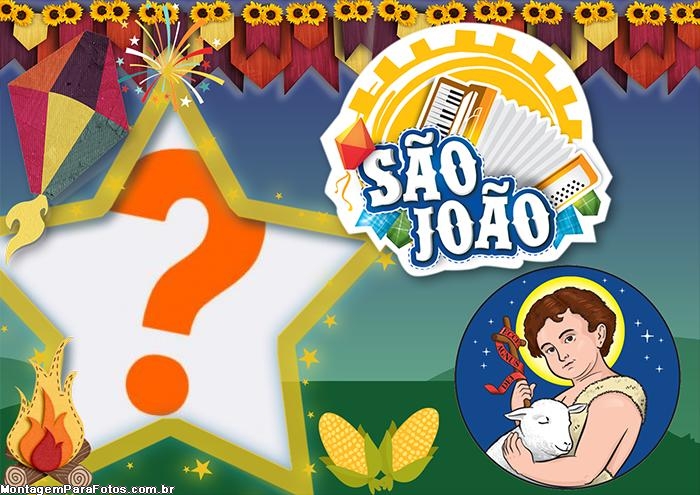 São João Colagem de Foto 24 de Junho