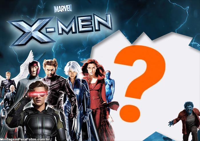 Moldura X-Men Fazer Online Montagem