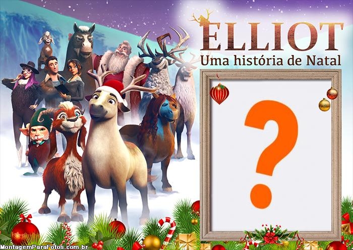 Colar Imagem Elliot Uma História de Natal