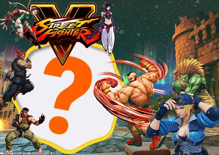 Street Fighter 5 Colagem de Imagem