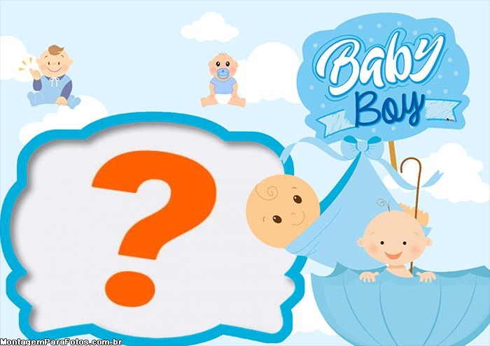 Baby Boy Moldura Infantil