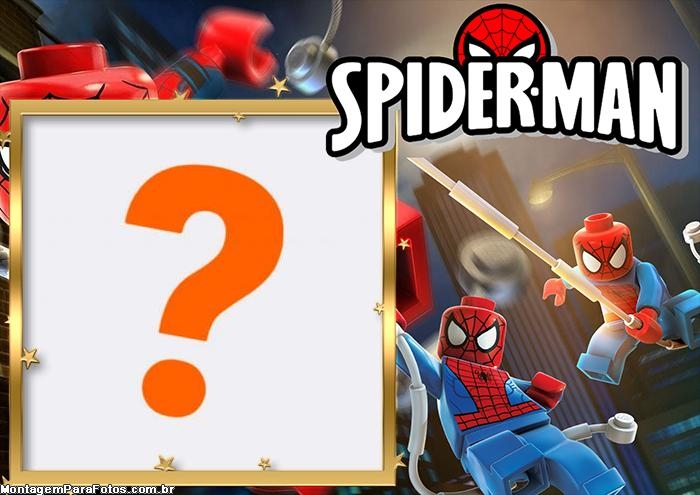 Moldura Lego Spider-Man Criar Montagem de Fotos Online