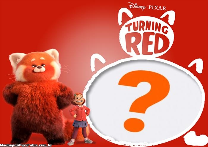 Turning Red Montagem Infantil