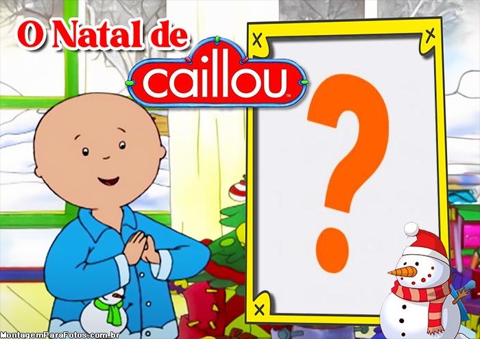 O Natal de Caillou Colagem de Foto Infantil