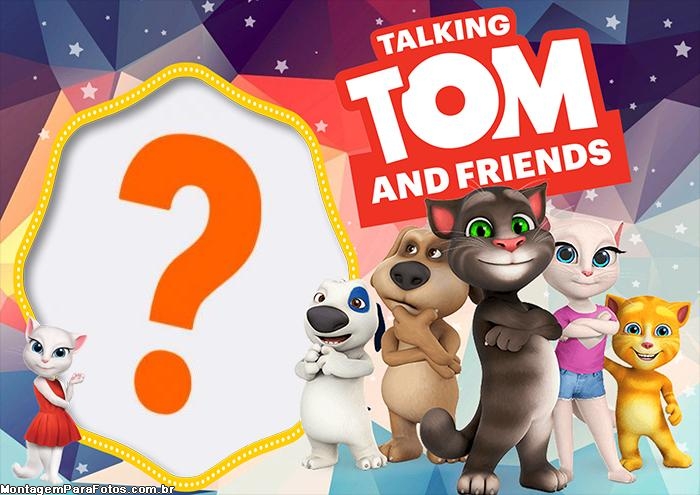 Talking Tom and Friends Criar Online Moldura