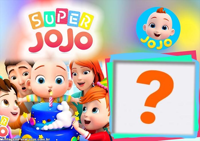 Super JoJo Colar Foto Infantil