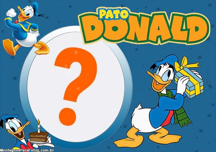 Moldura Pato Donald Fazer Montagem Online