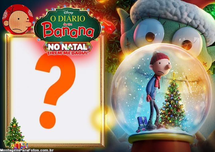 Diário de um Banana no Natal Colar Foto Online