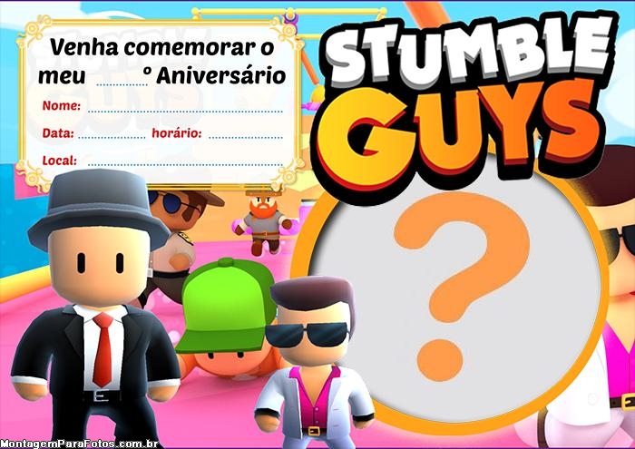 Stumble Guys Convite Virtual Online