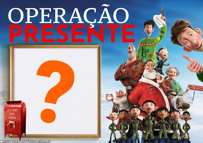 Operação Presente Feliz Natal Colagem de Imagem