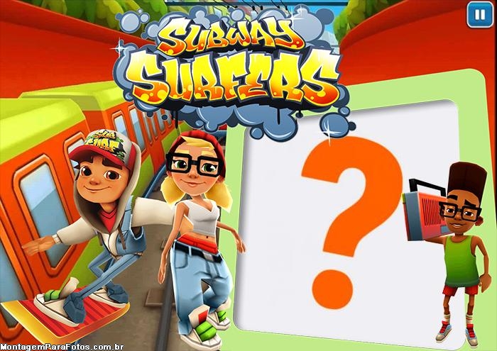 Moldura Subway Surfers Fazer Foto Grátis