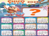 Calendário 2025 Chico Bon Bon Moldura Online