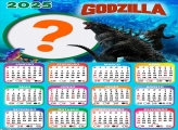 Calendário 2025 Godzilla Colagem Online Grátis