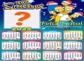 Calendário 2025 Feliz Natal Os Simpsons Montagem Online