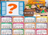 Calendário 2025 Desenho Turma do Chaves Montagem Grátis Online