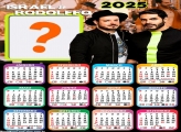 Calendário 2025 Israel e Rodolffo Montagem Online