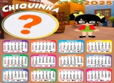 Calendário 2025 Chiquinha Moldura Online