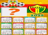 Foto Calendário 2025 Brusque Futebol Clube Moldura
