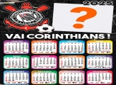 Calendário 2025 Corinthians Time de Futebol Montagem Online