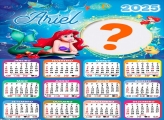 Calendário 2025 Ariel Colagem Online Grátis