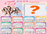 Calendário 2025 Twice Foto Montagem Grátis