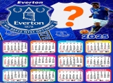 Calendário 2025 Everton Football Club Montagem de Foto