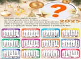 Calendário 2025 Espírito de Amor Feliz Natal Montagem de Foto