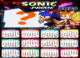 Calendário 2025 Sonic Prime Foto Montagem Grátis