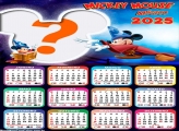 Calendário 2025 Mickey Mágico Montagem Grátis Online