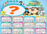 Calendário 2025 Looney Tunes Baby Moldura Online