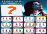 Calendário 2025 Isadora Pompeo Fazer Online