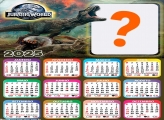 Calendário 2025 Jurassic World Montagem Grátis