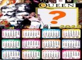 Calendário 2025 Queen Colagem Online Grátis