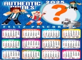 Foto Calendário 2025 Feliz Páscoa Authentic Games Moldura