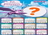 Calendário 2025 Barbie Magic Pegasus Foto Montagem Online