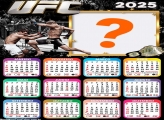 Calendário 2025 UFC Foto Montagem Grátis