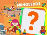 Moldura Brinquedos Colagem de Foto Infantil