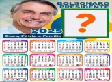 Calendário 2025 Bolsonaro Foto Montagem Grátis