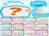 Calendário 2025 Baby Boy Fazer Montagem Online