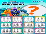 Calendário 2025 Monstros no Trabalho Montagem Grátis Online