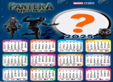 Calendário 2025 Pantera Negra Wakanda Para Sempre Montagem Online