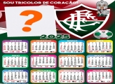 Calendário 2025 Fluminense Time de Futebol Colagem de Foto