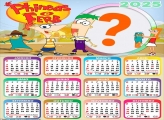 Calendário 2025 Phineas e Ferb Montagem Grátis Online