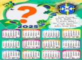 Calendário 2025 Hino Brasileiro Copa do Mundo Fazer Montagem