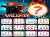 Calendário 2025 Valente Montagem Grátis Merida Online