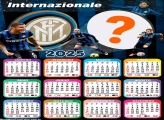 Calendário 2025 Internazionale Inter de Milão Montagem Online