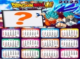 Calendário 2025 Super Dragon Ball Foto Montagem Grátis