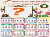 Calendário 2025 Feliz Natal Benções de Deus Fazer Online